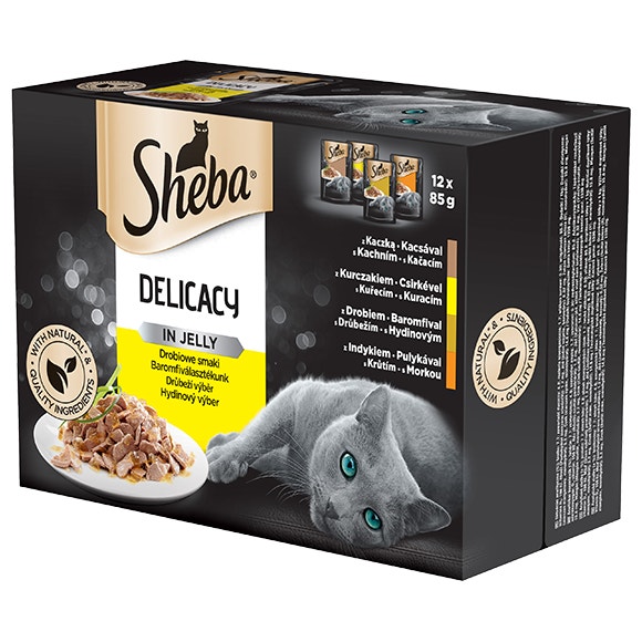 image Sheba-kapsicky-12x85g-drubezi-vyber-v-zele